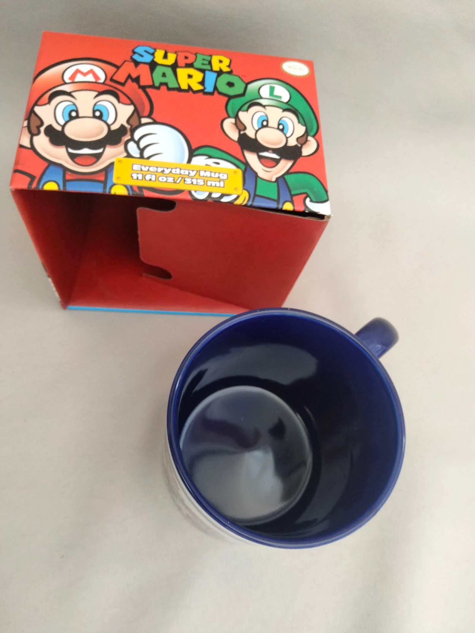 Caneca Mario & Luigi | Nintendo | Nova | Multicor / Interior azul-marinho | 325 ml – photo 4